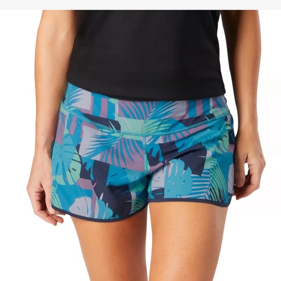 Smartwool Merino Lined Floral Print Short Women's Size M - Picture 1 of 11
